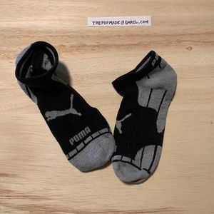 Men’s Large ankle socks Puma Grey and Black